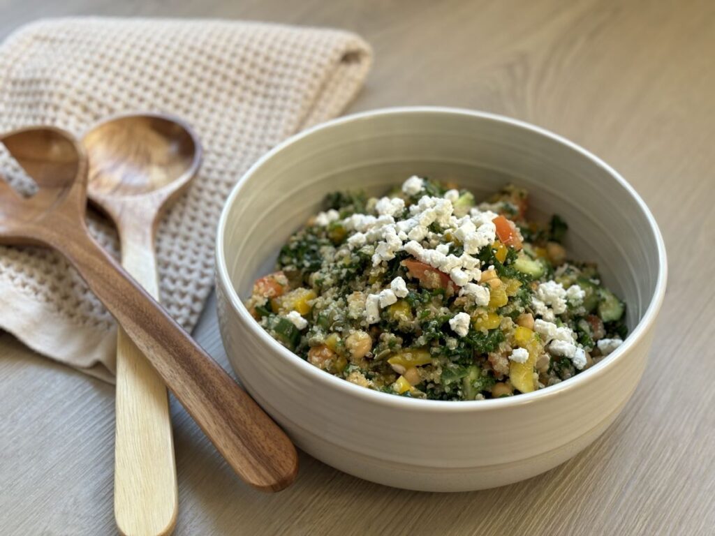 easy quinoa veggie salad recipe