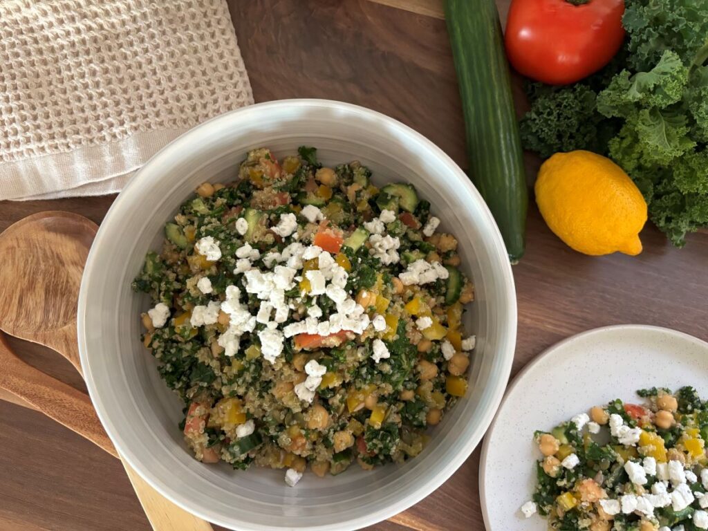 veggie quinoa salad